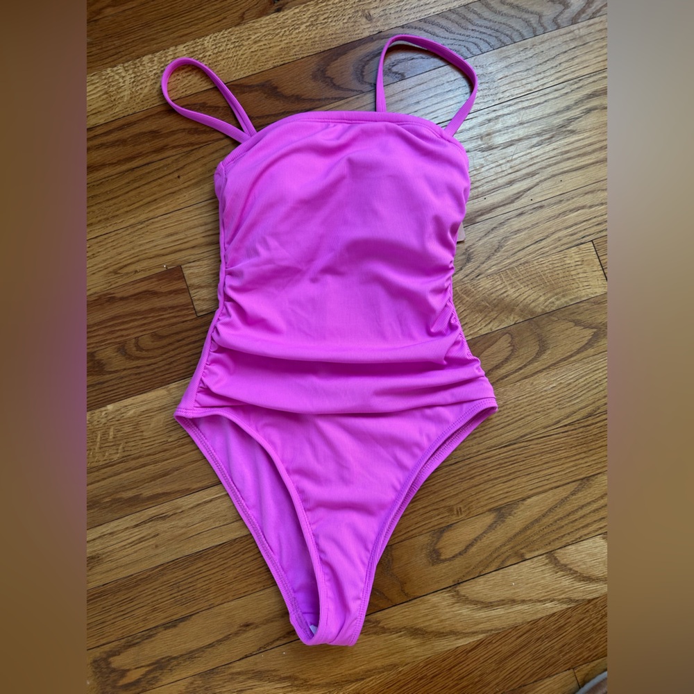 Shade & Shore Women's Pink One Piece Swimsuit